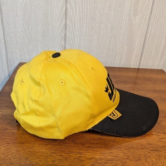 Jegs High Perfomance Yellow Black Snapback Hat NWOT OSFM - Picture 3 of 9